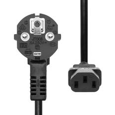 ProXtend PCFAC13001 Power Cord Schuko Angled to C13 1M
