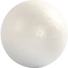 Creativ Company Polystyrene Balls, D: 12 cm, white, 5 pc/ 1 pack