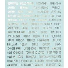 Creativ Company Stickers, 10x11,5 cm, turquoise, 4 pc/ 1 pack