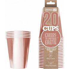 Original Cup Partycups Papper Roséguld 20-pack