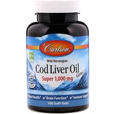 Carlson Labs Super Cod Liver Oil 1000 mg. 100 Softgels