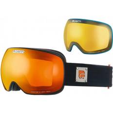 Cairn Senior Skibriller Cairn Gravity Ski Goggles SPX3000/CAT3 Mat Black Orange