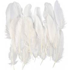 Fjær Feathers, white, 350 pc/ 1 pack
