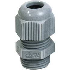 JACOB 50.616 PA7001 Cable gland with strain relief M16 Polyamide Silver-grey (RAL 7001) 1 pc(s)