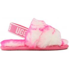 UGG Fluff Yeah Marble Slide - Pink Rose/Seashell Pink