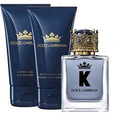 Dolce & Gabbana Gaveesker Dolce & Gabbana K Gift Set EdT 50ml + After Shave Balm 50ml + Shower Gel 50ml