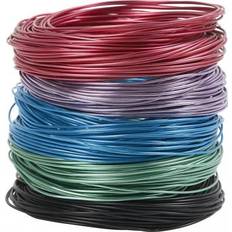 Wire Aluminium Wire, thickness 1,5 mm, assorted colours, 5x20 m/ 1 pack