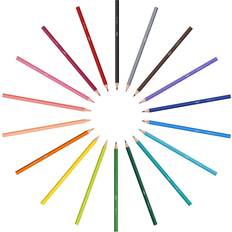 Bic Fargeblyanter Bic Kids Tropicolors 2 Colouring Pencils 18 Pack