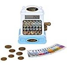 Theo Klein 9309 Vintage Cash Register Nostalgic cash register with charming sound modules Calculator function Dimensions: 18.2 cm x 14.8 cm x 21.8 cm Toys for children aged 3 years and older