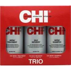 CHI Gaveeske & Sett CHI Trio Kit with Infra Shampoo Infra Treatment and Silk Infusion