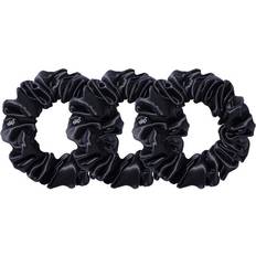 Hair Accessories Slip Silk Large Scrunchies (Various Colours) Black