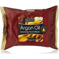 Beauty Formulas Cleansing Facial Wipes Argan Oil 30 Wipes