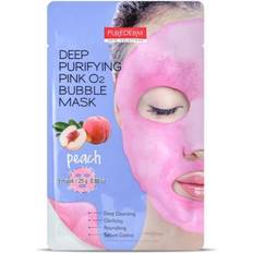 Purederm Deep Purifying Green O2 Bubble Mask Pink
