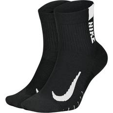 Ankle socks Klær Nike Multiplier Running Ankle Socks 2-pack Men - Black/White