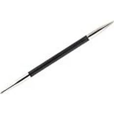 Knitpro KP41303 3.5 mm Karbonz Interchangeable Normal Circular Needles, Black and Silver