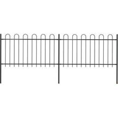 vidaXL Garden Fence with Hoop Top 133.9x59.1"