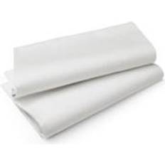 Bordduker Duni 25 x 127x220cm White Rectanglar Table Cover 164172 Water Repellent Linen-Feel EVOLIN Sustainable Restaurant Table Cloth (Case Size Of 25)