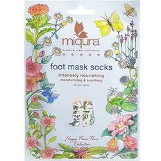 Beroligende Fotmasker Miqura Flower Foot Mask