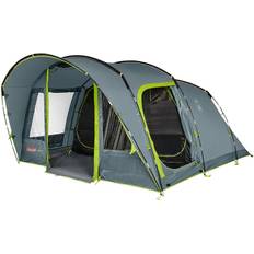 Large camping tents Coleman tent Vail 6, family tent for 6 persons, large camping tent with 3 extra large sleeping compartments and vestibule, quick to set up, waterproof WS 4,000 mm