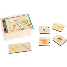 Steckpuzzles Small Foot Feeding Animals Wooden Puzzle 20 Pieces
