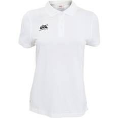 Canterbury Women's Waimak Short Sleeve Pique Polo Shirt - White