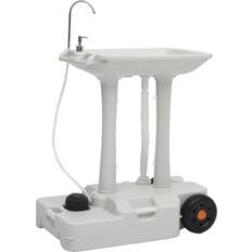 Camping & Friluftsliv vidaXL Camping Hand Wash Stand with Dispenser 35 L