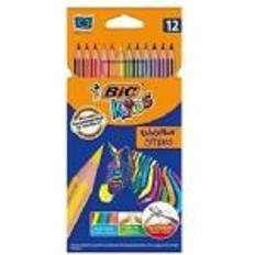Bic Fargeblyanter Bic Kids Evolution Stripes Colouring Pencils Assorted Colours, Pack of 24