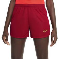 Nike Dri-Fit Academy Knit Football Shorts Women - Gym Red/Gym Red/Bright Crimson/Volt