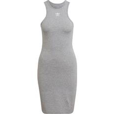 adidas Adicolor Essentials Rib Tank Dress - Medium Grey Heather
