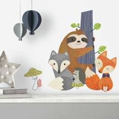 RoomMates Wallpaper RoomMates Forest friends Peel & stick Giant Wall Decals