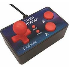 Sound Kinder-Tablets Lexibook piece TV Console Cyber Arcade, 200 Games, Plug N' Play Controller, Sport, Action, Joystick, Black/Blue