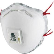 FFP3 Gesichtsmasken & Atemschutz 3M 8833 Disposable Respirator FFP3 Face Mask