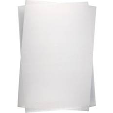 Krympeplast Shrink Plastic Sheets, 20x30 cm, thickness 0,3 mm, Matt white, 10 sheet/ 1 pack