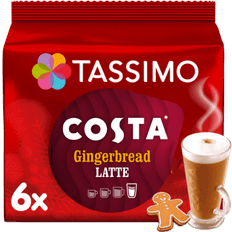 Tassimo costa latte coffee Tassimo Costa Gingerbread Latte 7.2oz 6