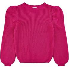 Bomull Strikkegensere The New Adaley Knit Sweater - Magenta (TN3891)
