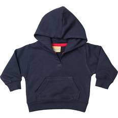 9-12M Hoodies Larkwood Baby's Hooded Sweatshirt - Navy