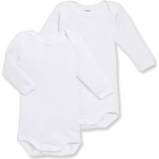 M Bodys Petit Bateau Babies L/S Bodysuit 2-Pack - White (A01T3-00)