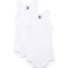 Petit Bateau Children's Clothing Petit Bateau Tank Baby Body 2-Pack- White (A01T5-00)