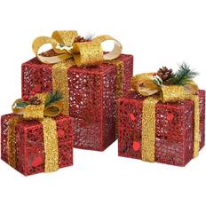 vidaXL Gift Boxes Christmas Lamp 7.9" 3