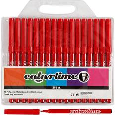 Colortime Marker, line 2 mm, red, 18 pc/ 1 pack
