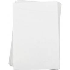 Shrink Plastic Sheets, 20x30 cm, thickness 0,3 mm, Matt white, 100 sheet/ 1 pack