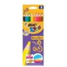Bic Fargeblyanter Bic Kids Supersoft Colouring Pencils Pack of 8, Plus Sharpener