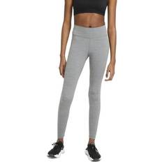 Nike Tights Nike Dri-Fit One Mid-Rise Leggings Women - Iron Grey Heather/White