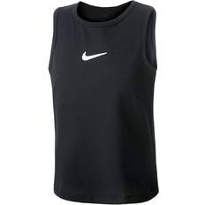 Jenter Singleter Nike KId's Court Dri-FIT Victory Tank Top - Black/White