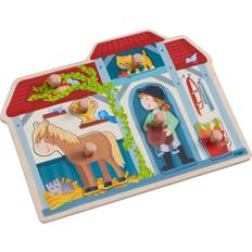 Steckpuzzles Haba Clutching Puzzle In the Horse Stable 6 Pieces