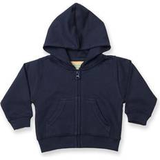 6-9M Hoodies Larkwood Baby/Kid's Zip Through Hooded Sweatshirt/Hoodie - Navy