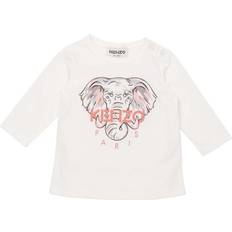 Kenzo Baby Girls Elephant Print T-shirt - White
