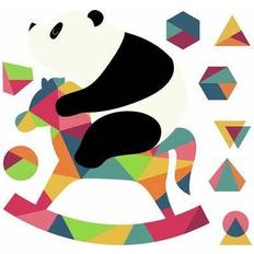 RoomMates Andy Westface Panda Nursery Peel & Stick Giant Wall Decals