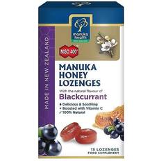 Pastilles Manuka Health Honey & Blackcurrant Lozenges 2.293oz 15pcs