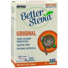 Now Foods Better Stevia Packets, Original 100g 100Stk.